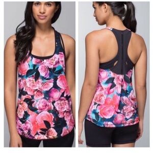 lululemon secret garden Racerback Tank Top